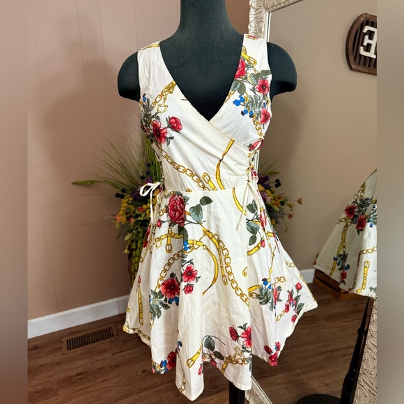 Bailey Blue • Corset Floral Fit and Flare Sun Dress - Picture 9 of 13